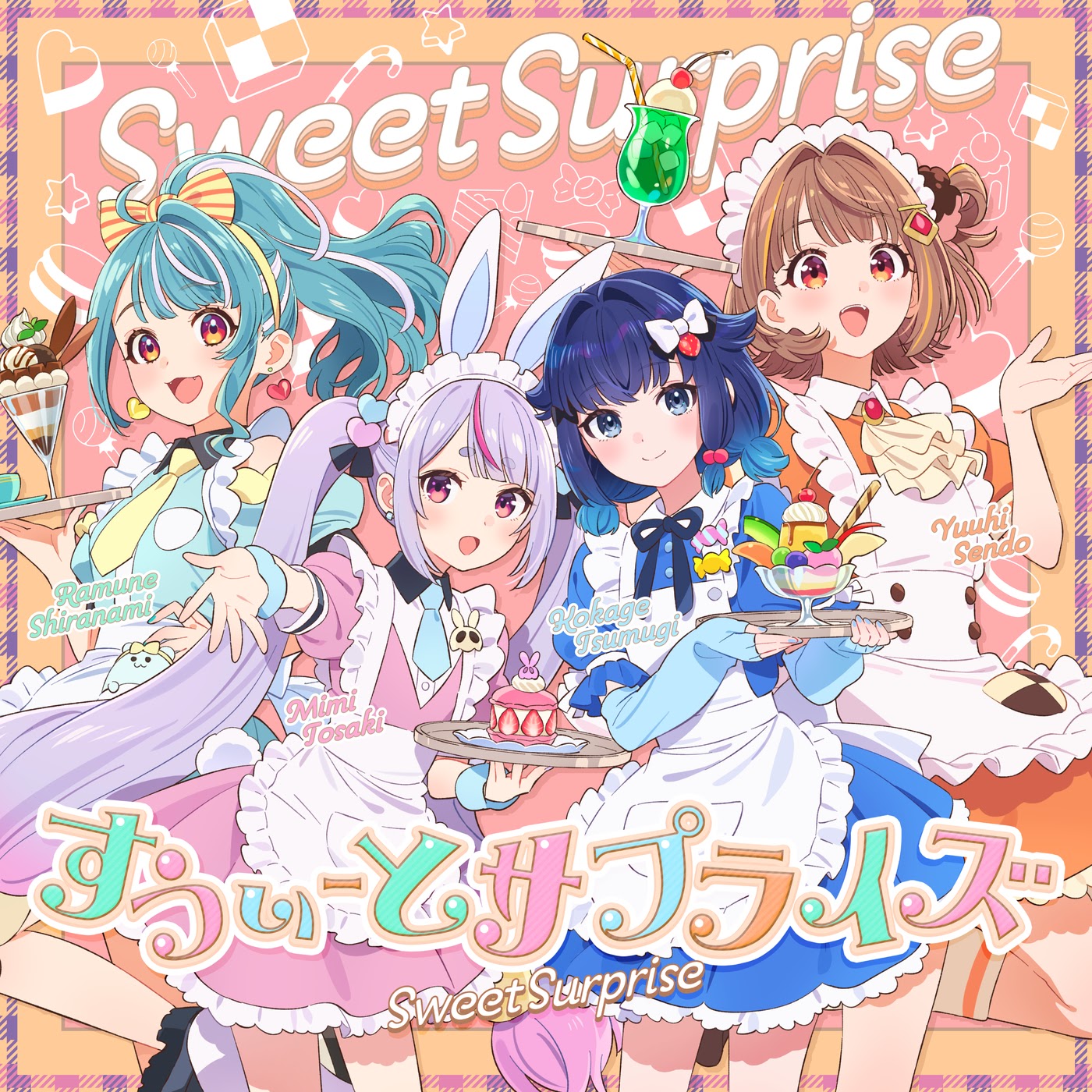 Ramune Shiranami, Mimi Tosaki, Kokage Tsumugi, Yuuhi Sendo  - Sweet Surprise [Theme Song VSPO!].mp3