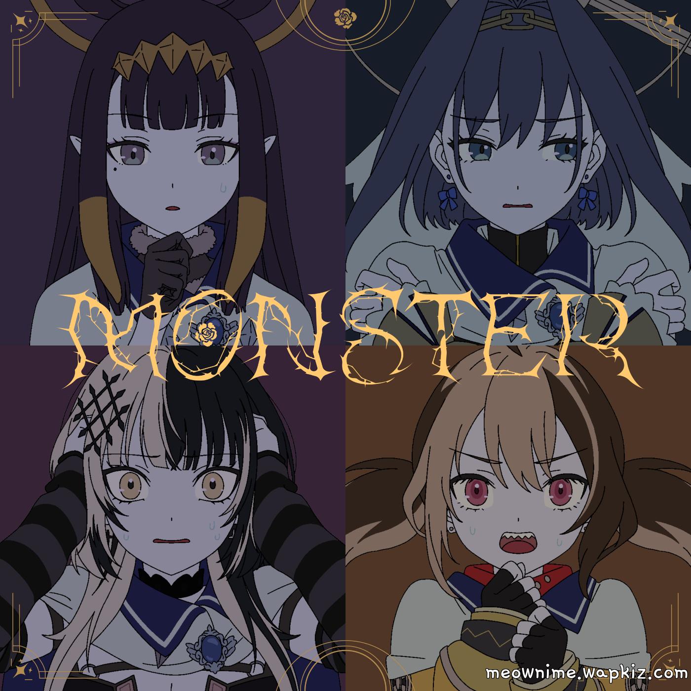 Cover album hololive IDOL PROJECT Theme Song dari Ninomae Ina’nis, Ouro Kronii, Shiori Novella & Gigi Murin di Matikiri