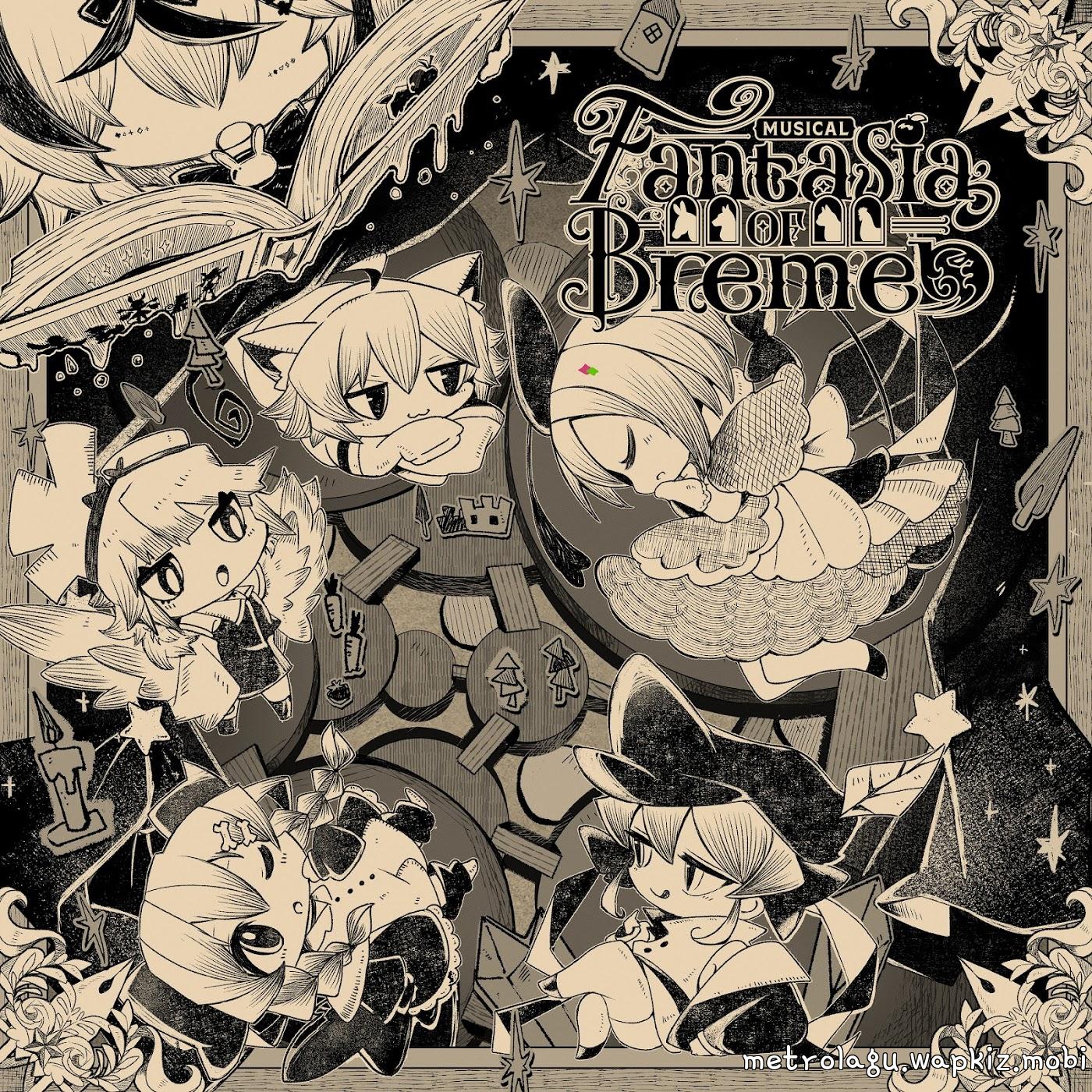 Cover album hololive IDOL PROJECT Theme Song dari Aki Rosenthal, Inugami Korone, Nekomata Okayu, Takanashi Kiara, Houshou Marine & Omaru Polka di Matikiri