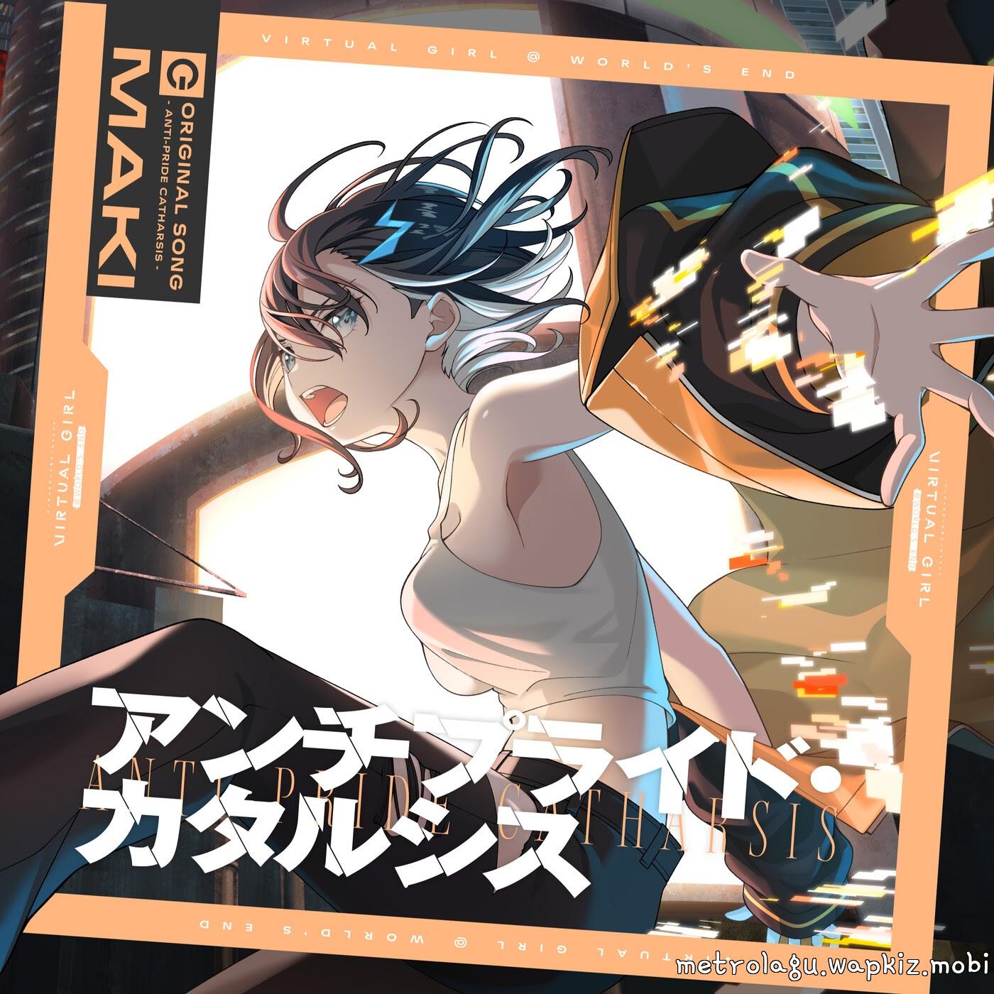 Cover album VIRTUAL GIRL @ WORLDS END Theme Song dari Maki (CV: May Tachibana) di Matikiri