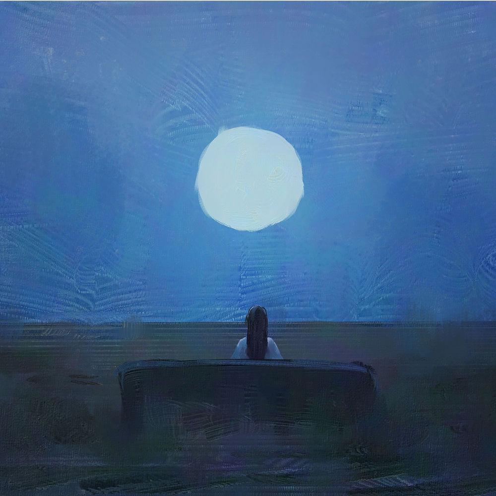 Cover album 멀어진 시간 속에 (in the distance of time) dari Ahn Sol Hee di Matikiri